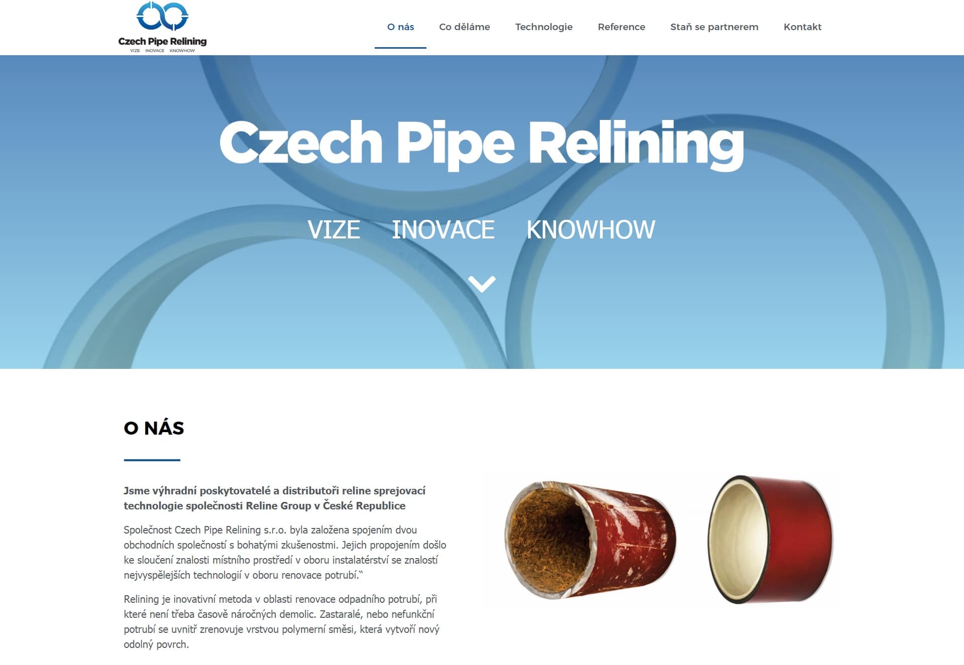 Czech Pipe Relining | eSoul tvoří a optimalizuje webové stránky